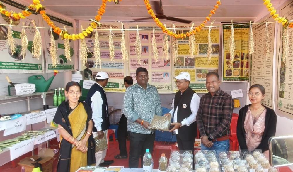 Exhibition during Farm Mechanization Mela- Gunupur
